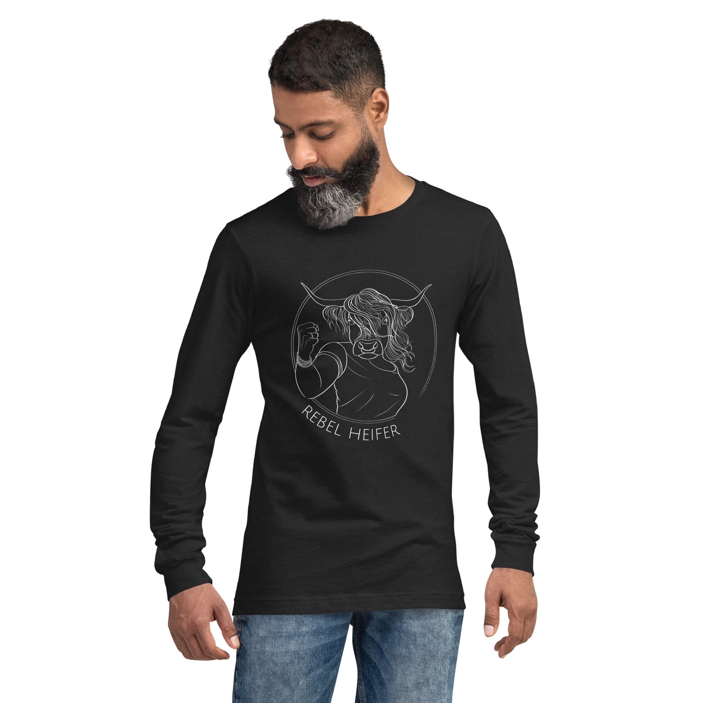 Rebel Heifer Unisex Long Sleeved Shirt