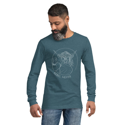 Rebel Heifer Unisex Long Sleeved Shirt