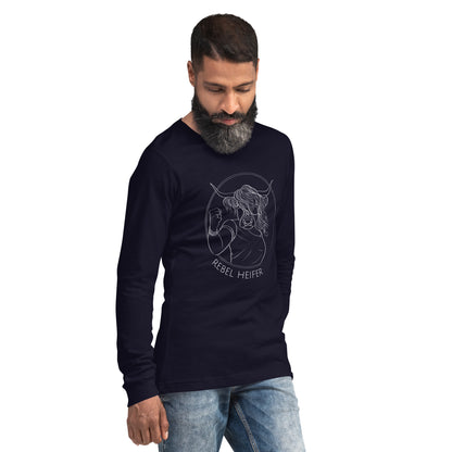 Rebel Heifer Unisex Long Sleeved Shirt